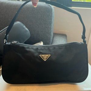 Black Nylon Prada Tessuto bag